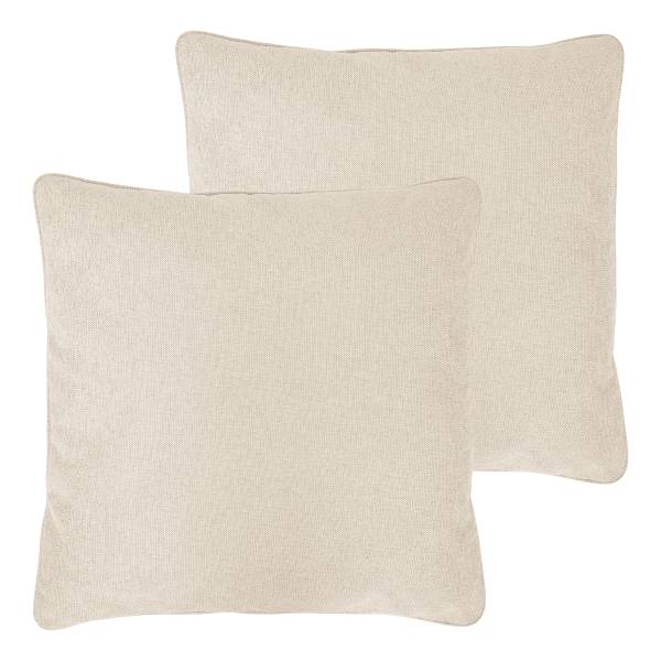 XL-Loungekissen HUDSON 2er-Set Webstoff Saia: Beige