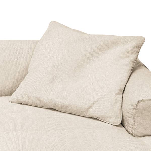 XL-Loungekissen HUDSON 2er-Set Webstoff Saia: Beige