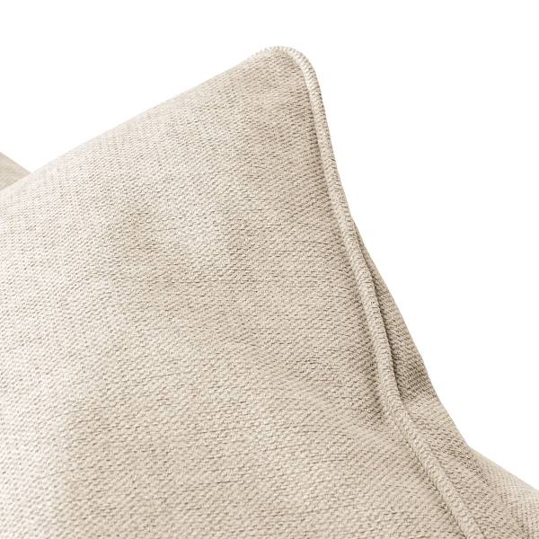 XL-Loungekissen HUDSON 2er-Set Webstoff Saia: Beige