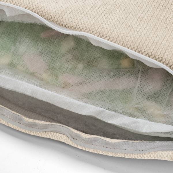 XL-Loungekissen HUDSON 2er-Set Webstoff Saia: Beige