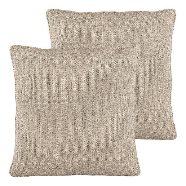 XL-Loungekissen HUDSON 2er-Set Webstoff Amaris: Beige