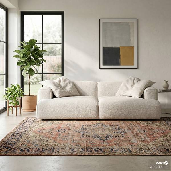 XL-Loungekissen HUDSON 2er-Set Webstoff Amaris: Greige
