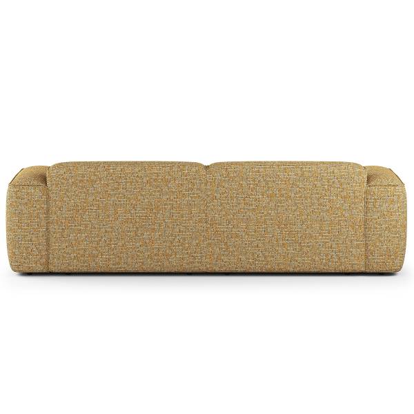 XXL-bank HUDSON chenille Enne: honing geel