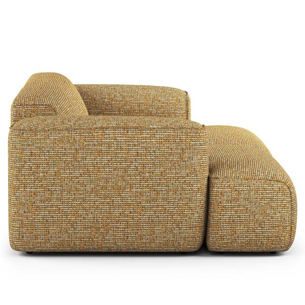 XXL-bank HUDSON chenille Enne: honing geel