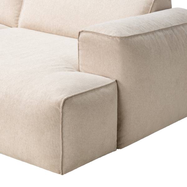 Big-Sofa HUDSON Webstoff Saia: Beige