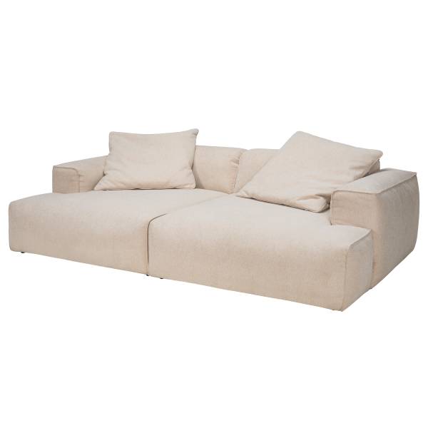 Big-Sofa HUDSON Webstoff Saia: Beige