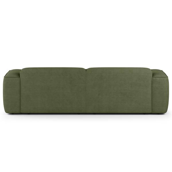 Big-Sofa HUDSON Cordstoff Snor: Grün