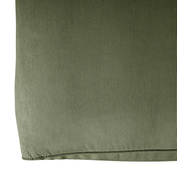 Big-Sofa HUDSON Cordstoff Snor: Grün