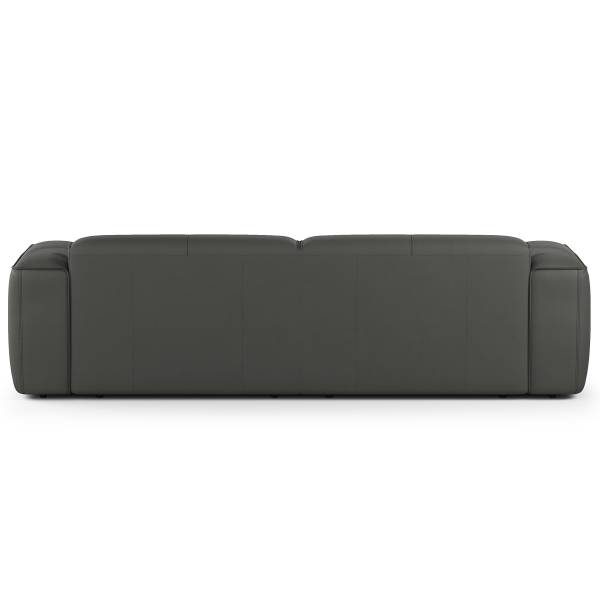 Big-Sofa HUDSON Echtleder Neka: Grau