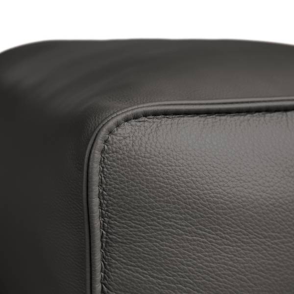 Big-Sofa HUDSON Echtleder Neka: Grau