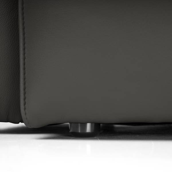 Big-Sofa HUDSON Echtleder Neka: Grau