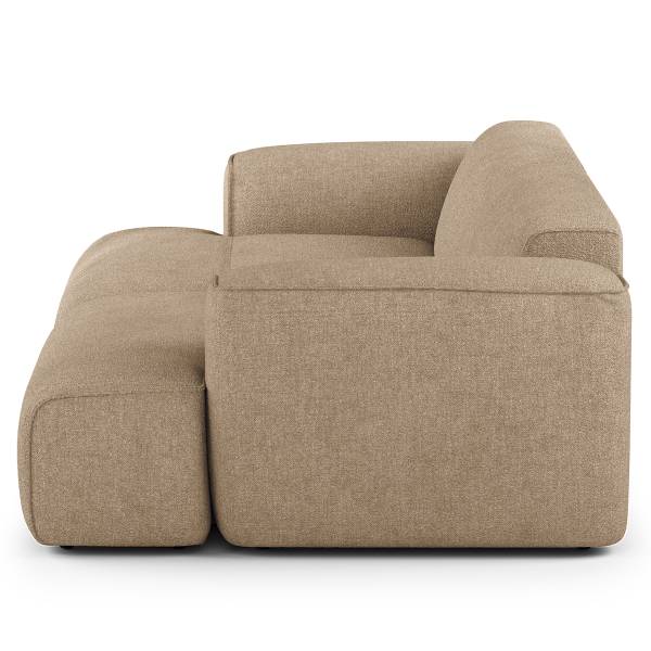 Big-Sofa HUDSON Bouclé Stoff Helay: Beige