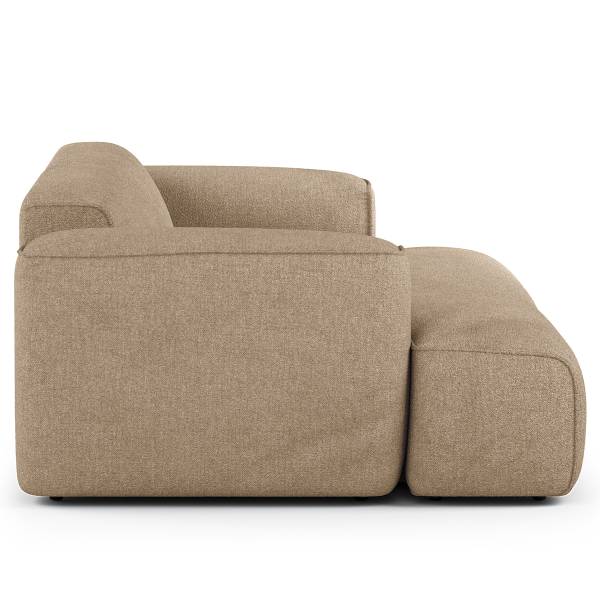 Big-Sofa HUDSON Bouclé Stoff Helay: Beige