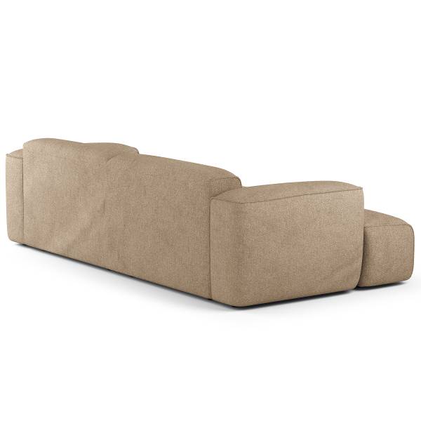 Big-Sofa HUDSON Bouclé Stoff Helay: Beige