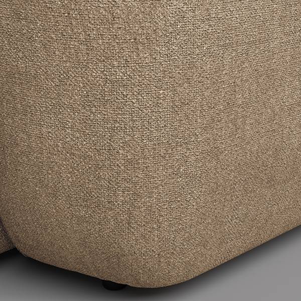 Big-Sofa HUDSON Bouclé Stoff Helay: Beige