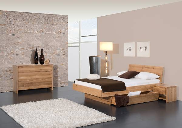Struttura letto Natura Matino Faggio parz. massello - 140 x 200cm