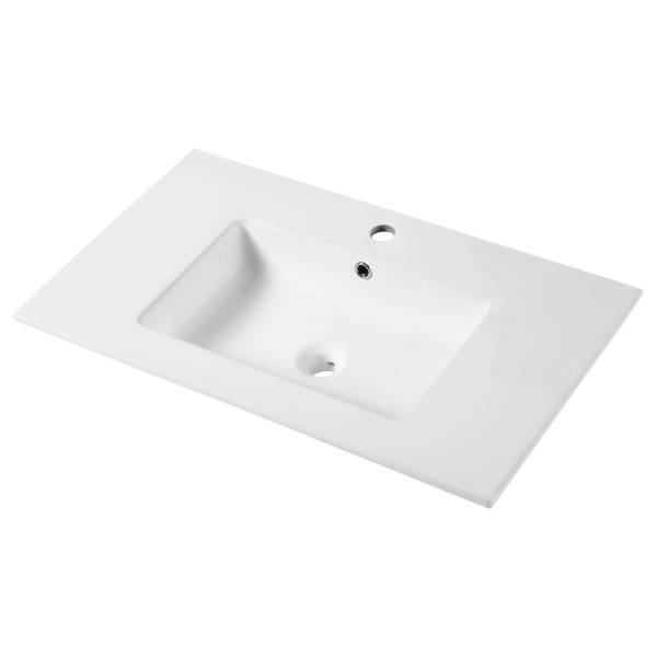 Waschtisch NORDIVA Typ A Braun - Holzwerkstoff - 80 x 50 x 45 cm