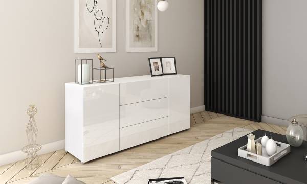 Madia Baiola Bianco lucido / Bianco opaco