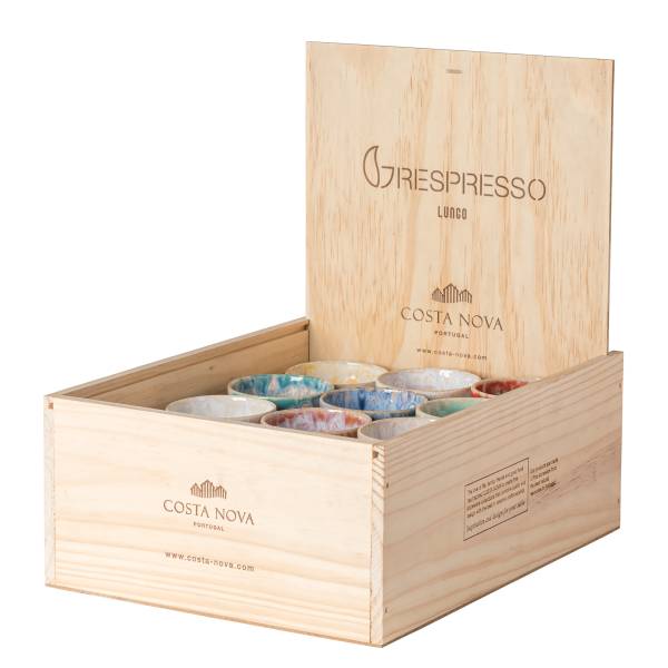 Kaffeebecher Grespresso 24er Box Steinzeug