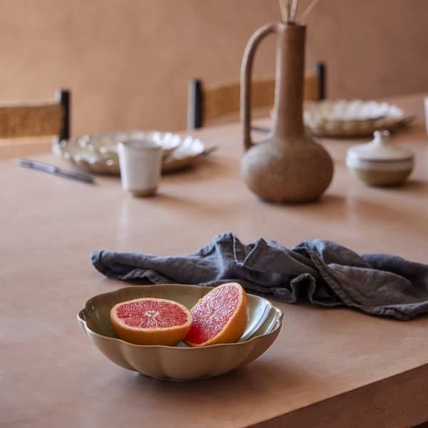 Suppenteller Marrakesh 6er-Set Steinzeug - Mintgrün