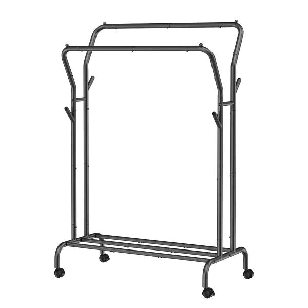 Garderobe Mohibi Metall - Schwarz