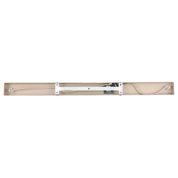 Pendelleuchte Bilman Gusseisen / Klarglas - Beige - 4-flammig