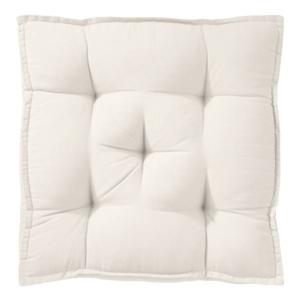 Sitzkissen SOLID Baumwolle / Polyester - Beige