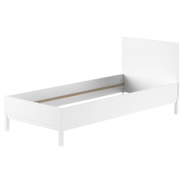 Kinderzimmerset Eva 4-teilig mit Kommode Weiß - Breite: 99 cm