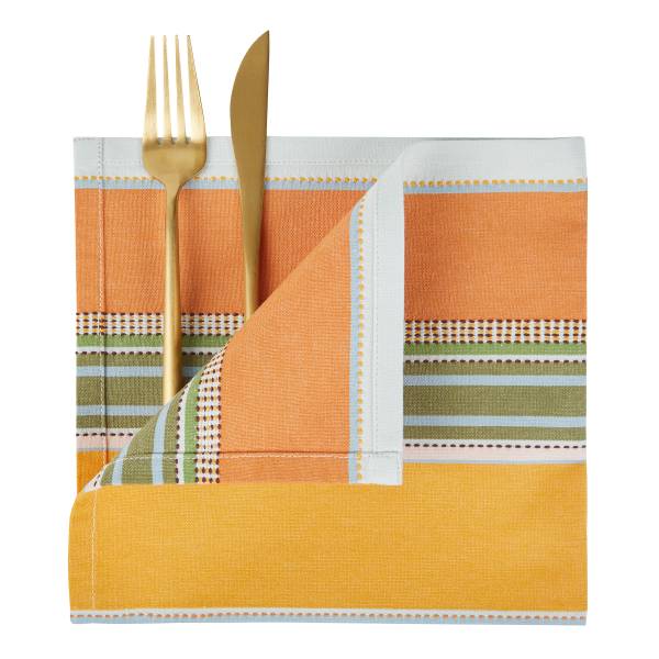 Serviette SUPPER CLUB 6er-Set Baumwolle - Bunt