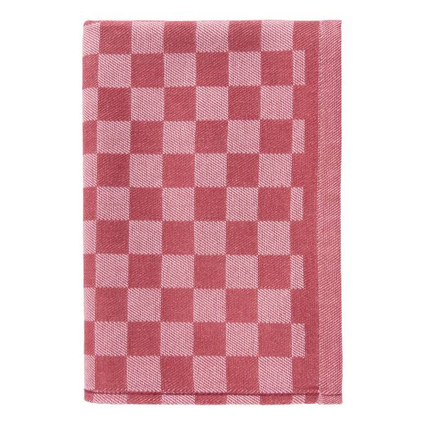 Set di 3 canovacci CHECKER STYLE Cotone - Rosso