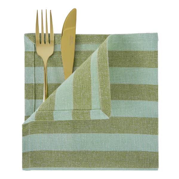 Servet OLIVE GROVE katoen - olijfgroen