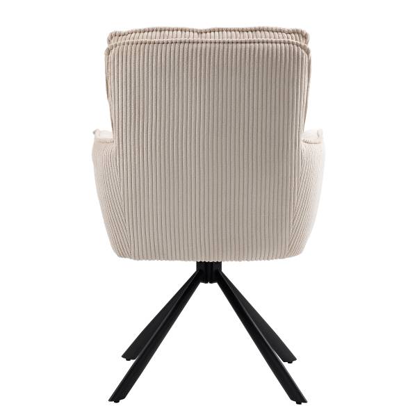 Set di 2 sedie girevoli SALVIN Beige