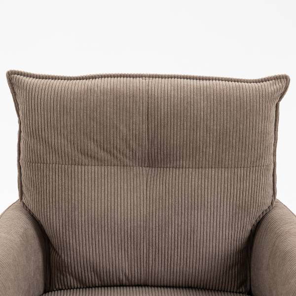 Drehbarer Barstuhl DIDRIP 2er-Set Höhenverstellbar - Braun - Teller