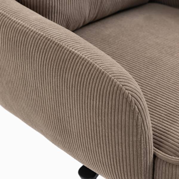 Drehbarer Barstuhl DIDRIP 2er-Set Höhenverstellbar - Braun - Teller