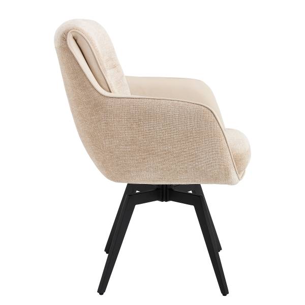 Set di 2 sedie girevoli MARPLE Beige