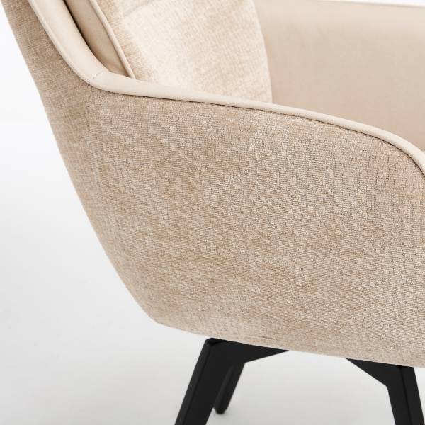 Set di 2 sedie girevoli MARPLE Beige