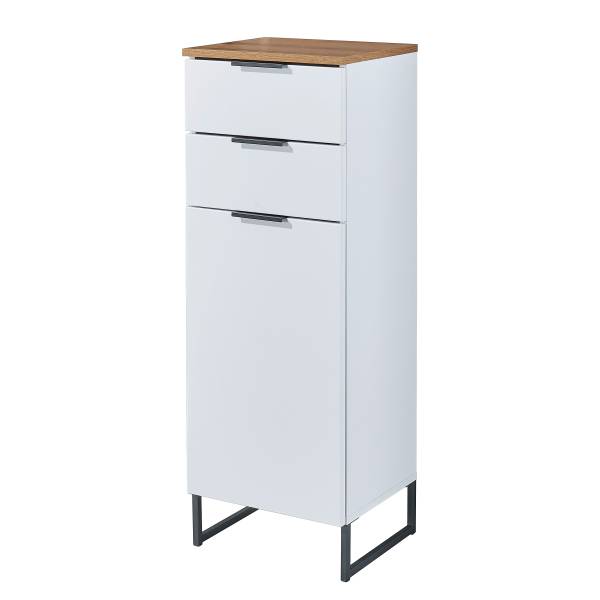 Midischrank Emporia Matt Weiß - Breite: 38 cm