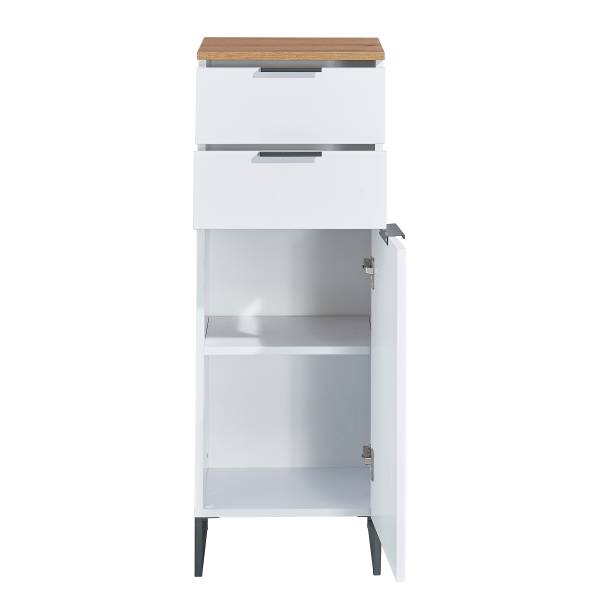 Midischrank Emporia Matt Weiß - Breite: 38 cm