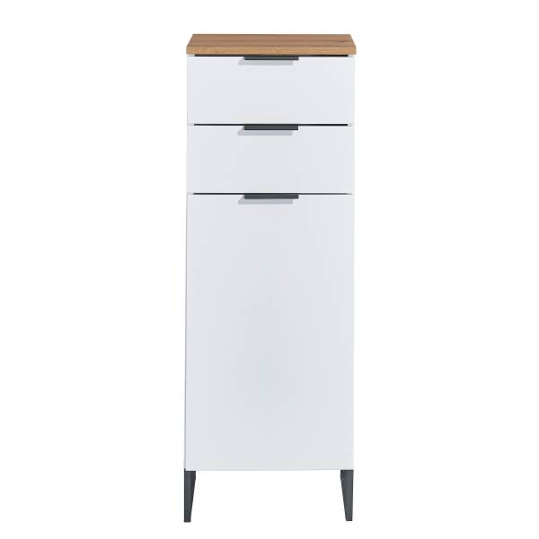 Midischrank Emporia Matt Weiß - Breite: 38 cm