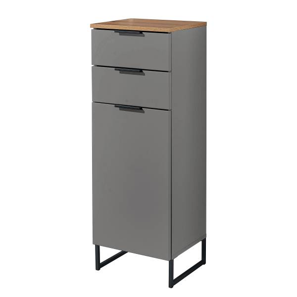 Set di 3 mobili da bagno Emporia A Grigio opaco