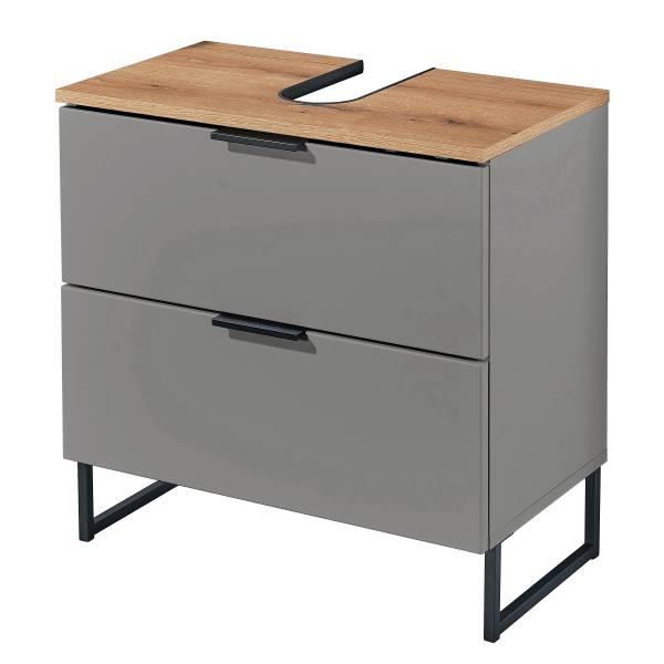 Set di 3 mobili da bagno Emporia A Grigio opaco