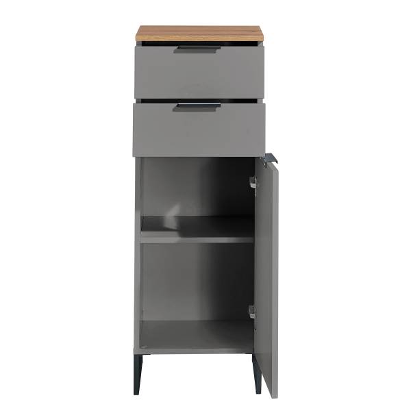 Set di 3 mobili da bagno Emporia A Grigio opaco