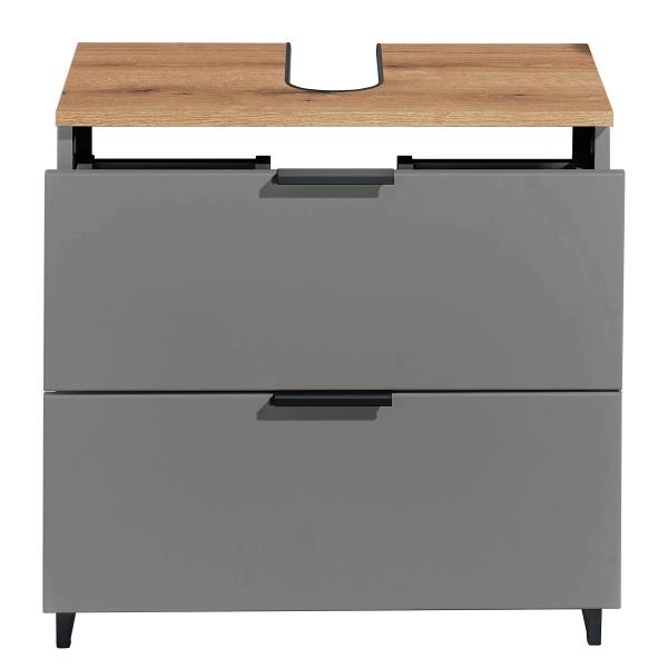 Set di 3 mobili da bagno Emporia A Grigio opaco