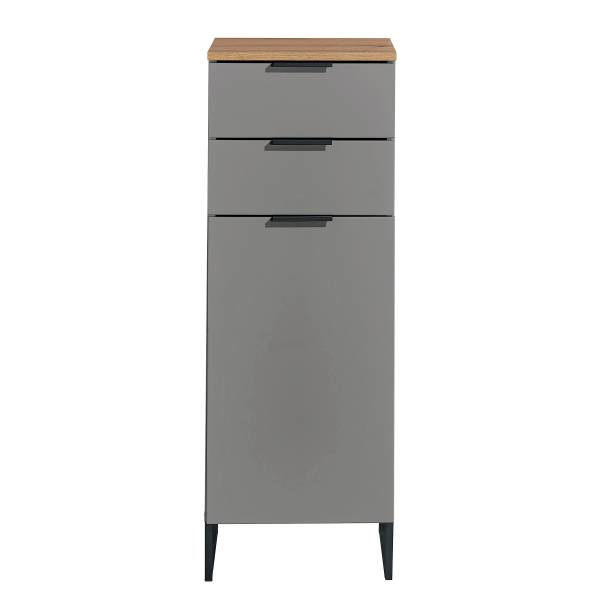 Set di 3 mobili da bagno Emporia A Grigio opaco
