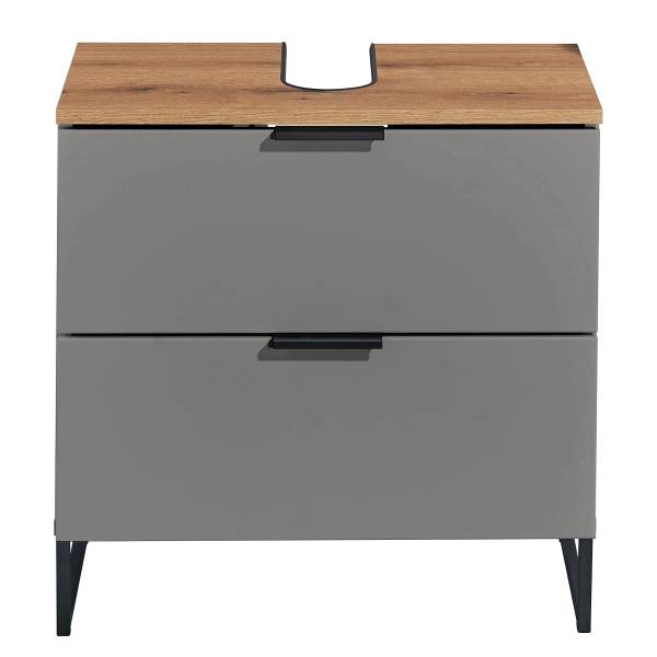 Set di 2 mobili Emporia 60 cm Grigio opaco