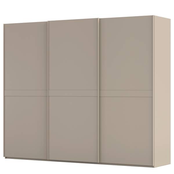 Schwebetürenschrank Scale Fango - Breite: 271 cm - Ohne Spiegeltür/-en