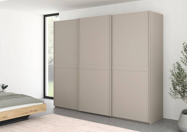 Schwebetürenschrank Scale Fango - Breite: 271 cm - Ohne Spiegeltür/-en