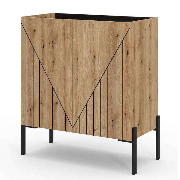 Kast Neo Evoke eikenhouten look/zwart