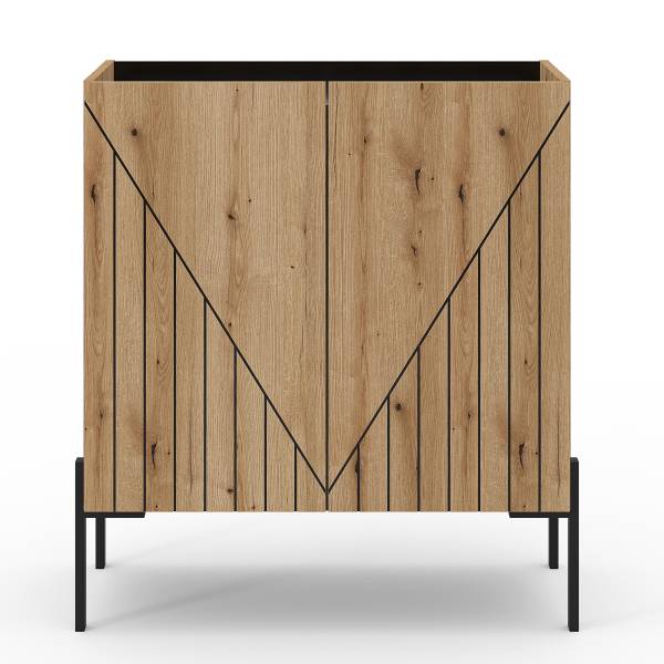 Kast Neo Evoke eikenhouten look/zwart