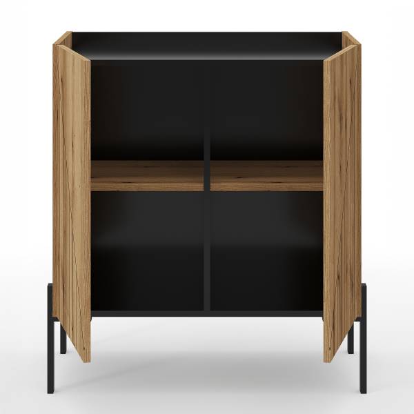 Kast Neo Evoke eikenhouten look/zwart